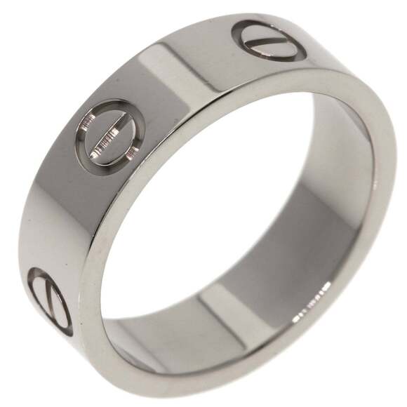 CARTIER 18k Silver Love Ring #53 - Picture 2 of 7